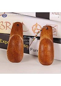 Đón giày Gỗ Hương/Gõ đỏ vân gỗ đẹp, có thể bỏ túi tiện dụng (DGH905) hàng xuất khẩu, kiểu dáng nhỏ gọn - HAHANCO