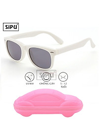 [Kèm Video] Mắt Kính Trẻ Em SiPU Chính Hãng Cao Cấp MK02 Chống UV400 + Chống gãy - Bé Trai Bé Gái (Kèm Hộp Ô Tô)