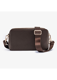 Ví Da Cầm Tay Clutch Nam Chính Hãng GENCE RB09 Da Bò Khóa Vân Tay Cao Cấp Màu Nâu