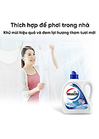 Nước giặt Walch đậm đặc siêu tiết kiệm, kháng khuẩn, khử mùi, tiêu diệt mạt bụi 99%, thích hợp cửa trên và cửa trước(Chai 3 Lít)