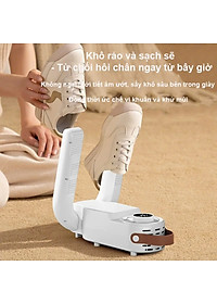 Máy Sấy Và Khử Trùng Giày có hẹn giờ Cao Cấp Làm Khô Siêu Nhanh - Loại Bỏ Khử Mùi Hôi Và Vi Khuẩn, Kiểu Dáng Nhỏ Gọn, Dễ Sử Dụng Máy Sấy Giày Dép Tất Găng Tay Khử Khuẩn Bằng Tia UV An Toàn Tiện Dụng Thông Minh