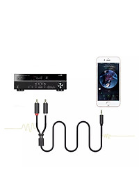 Ugreen UG10511AV102TK 1.5M màu Đen Cáp âm thanh 2 đầu Bông sen sang 3.5mm dương - HÀNG CHÍNH HÃNG