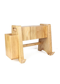 Dụng Cụ Nhà Bếp - Kệ Để Dao, Thớt, Đũa, Muỗng Bằng Gỗ Kiểu Đứng - Đồ Dùng Gia Dụng Nhà Bếp Bằng Gỗ