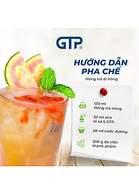 Siro Ổi Xá Lị GTP  - Chuyên dùng pha chế: Trà sữa, Trà trái cây, Cocktail, Mocktail…