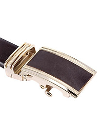 Thắt Lưng Nam Da Thật Huy Hoàng HT4112 (120 x 3.5 cm) - Nâu