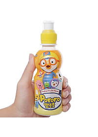 Thùng 24 Chai Nước Uống Pororo Hương Vị Trái Cây Nhiệt Đới 235ml
