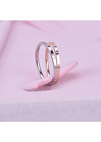 Nhẫn nữ titan không đen bản nhỏ one love ( 1 chiếc )
