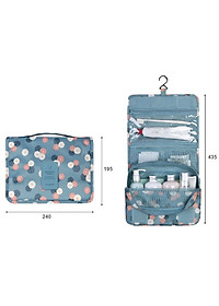 Túi Đựng Mỹ Phẩm Gấp Gọn - Hàng Chính Hãng (Màu, họa tiết ngẫu nhiên)