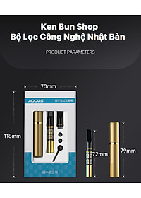 Tẩu Lọc Thuốc Adous Đa Năng Dùng Cho Tất Cả Size Nhỏ và Trung Bình và Thông Thường Công Nghệ Nhật Bản