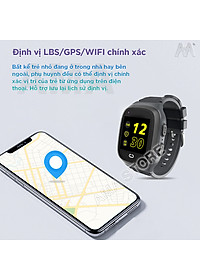 Đồng hồ Trẻ em Thông minh Lắp sim Gọi Video call Chống nước Định vị GPS Wifi AMA Watch LT31 Hàng nhập khẩu