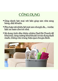 Nước lau sàn Hữu cơ đuổi muỗi hương Quế 4000ml thương hiệu Ecocare
