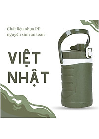 Bình giữ nhiệt 1 lít Việt Nhật , bình nước nhựa giữ nhiệt 1 lít cao cấp - Hàng chính hãng 