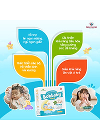 Siro ăn ngủ ngon cho bé BobBaby Dân Khang cải thiện chứng biếng ăn giúp bé ăn ngon ngủ sâu giấc hộp 20 ống x 10ml