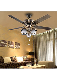 Đèn quạt trang trí COMARA 3 màu ánh sáng  - kèm bóng Led chuyên dụng