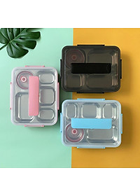 HỘP ĐỰNG CƠM THỨC ĂN CHO DÂN CÔNG SỞ, VĂN PHÒNG - HỘP CƠM NHIỀU NGĂN, TIỆN LỢI,MÀU SẮC DỄ THƯƠNG - Chính Hãng Henrysa