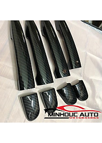 Bộ ốp hõm cửa và tay nắm cacbon dành cho  CX5 - Mẫu cánh én