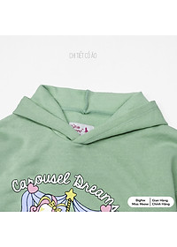 Áo nỉ bé gái Bigfox Miss Meow size đại, áo nỉ bông cho bé gái thu đông ấm áp hình in xinh xắn size trẻ em 3,4…10,11 tuổi