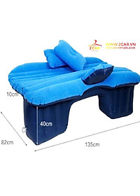 Đệm hơi ô tô, nêm hơi cho xe ô tô cao cấp, loại dày dặn, Tặng kèm bơm điện 2 gối và miếng vá dự phòng