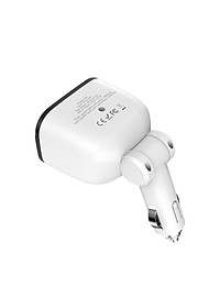 Tẩu Sạc Cho Oto 2 Cổng- 2 Hốc Hoco Z28 - Hàng Chính Hãng