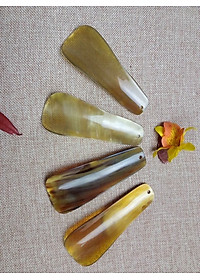 COMBO 2 chiếc Đón gót giày bằng sừng nhỏ gọn, làm móc khóa hoặc để túi (DGH902) Cho giày Nam & Nữ