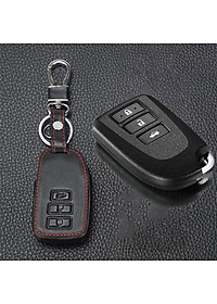 Bao da chìa khóa xe Toyota Vios 2018-2019 mẫu chìa thông minh