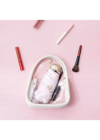 Dù Mini Gấp Gọn  UPF50+ 2 Lớp Chống UV Tia Cực Tím ( Ô Che Mưa Nắng Bỏ Túi Văn Phòng Kích Thước Siêu Nhỏ 18cm ) - Hàng Chính Hãng MINIIN
