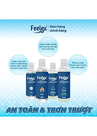 Gel bôi trơn Feelex Lubricant mát lạnh, ấm nóng, siêu trơn - Lọ 250ml