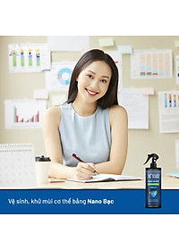 CHAI XỊT NANO BẠC DIỆT KHUẨN KHỬ MÙI NANO XPURE AHT CORP 500ML-NƯỚC RỬA TAY KHÔ XỊT KHỬ MÙI VỆ SINH CƠ THỂ