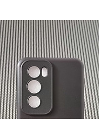 Ốp lưng dành cho OPPO Reno 12 5G dẻo màu đen bảo vệ camera sau, chống bám vân tay - Hàng chính hãng