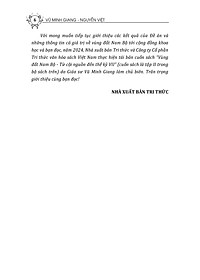 Vùng Đất Nam Bộ Từ Cội Nguồn Đến Thế Kỷ VII 