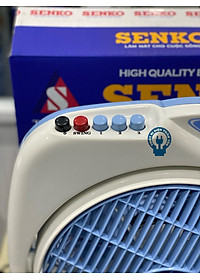 Quạt Bàn Đảo 3 Tấc Senko BD1010 - Màu Ngẫu Nhiên - Hàng chính hãng