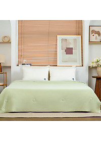 Chăn Lạnh Ice Blanket Ru9 | Mát Lạnh | Vải Sợi Tổng Hợp | 2m x 2m | Nguyên Liệu Từ Bông Microfiber | 3 Màu Sắc | Xanh Matcha, Xanh Biển, Xám