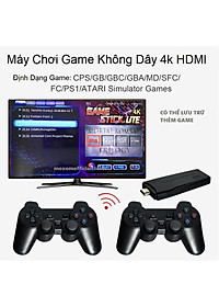 Máy chơi game cầm tay 4 nút Game stick 4k HDMI PS3000 kết nối không dây 3500 trò chơi