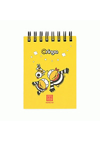 Combo 2 Sổ lò xo ngang 200 trang A7 Hồng Hà Oringa 4165
