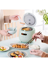 Nồi Cơm Điện Mini Đa Năng Bear DFB-B12F1, Giao Màu Ngẫu Nhiên - Hàng Chính Hãng