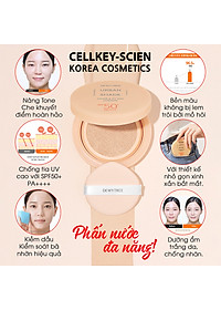 Phấn Nước Che Khuyết Điểm Nâng Tone Kiềm Dầu Chống Nắng Dưỡng Da Dewytree Urban Shade Cover & Fit Sun Cushion SPF50+ PA++++(14g)