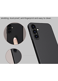 Ốp Lưng Sần chống sốc cho Samsung Galaxy A35 hiệu Nillkin Super Frosted Shield - Hàng Chính Hãng