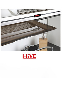 Giá úp chén bát treo tủ bếp trên Premium Black Hive Hàn Quốc