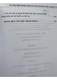 Kỹ năng nghề nghiệp Chấp hành viên thi hành án dân sự (Quyển 1)