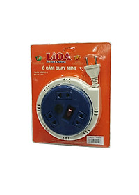 Ổ cắm kéo dài quay tay-cuộn dây kín kiểu đĩa bay mini OQMN3-3 LiOA
