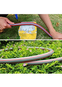 Bộ Vòi Phun Nước Tưới Cây, Rửa Xe VA213 gồm: Vòi Phun Tưới Tăng Áp + Khung Lô Cuốn Ống Dây + Phụ Kiện Khớp nối+ 20-25m Dây Dẫn Nước kết cấu 3 lớp chống xoắn, vòi phun đa năng chất lượng cao/ Hồng Thanh Garden