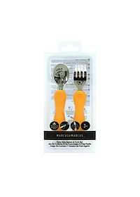 Bộ thìa nĩa ăn dặm cho bé Easy Grip Marcus & Marcus, từ 3 tuổi