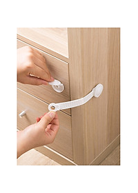Combo 4 Dây Khóa tủ lạnh, chốt an toàn tủ lạnh, ngăn kéo, tủ đồ. Khóa cửa tủ an toàn cho bé. Chất liệu nhựa cao cấp
