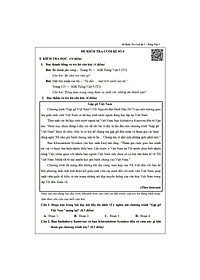 Đề Kiểm Tra Tiếng Việt 3 - Tập 2