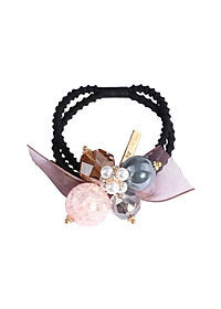 Dây buộc tóc nữ pha lê cao cấp [Set 5 dây] NASI sang trọng dễ thương phong cách hàn quốc thun cột tóc nữ co giãn tốt phụ kiện tóc