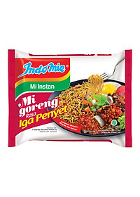 Thùng 40 Gói Mì Xào Khô Indomie Vị sườn - Mi Goreng Rasa Iga Penyet (80gx40)