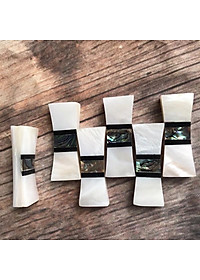 Combo 10 chiếc Gác Đũa xà cừ hình chữ nhật cẩn Bào Ngư VIP (CTH743) Sang trọng trên bàn ăn