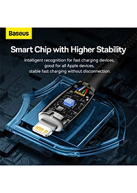 Cáp Sạc Nhanh Cho iPhone 14 Series Baseus Glimmer Series Fast Charging Data Cable Type-C to iP 20W Hàng Chính Hãng