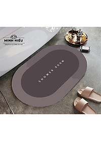 Thảm chùi chân siêu thấm nước cao cấp. thảm lau chân silicon chống trơn trượt chất liệu siêu bền Loại 1