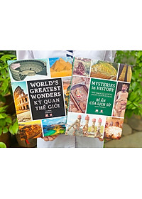 Combo 2 Cuốn Sách Bách Khoa Toàn Thư - Kỳ Quan Thế Giới, Bí Ẩn Của Lịch Sử- Tổng Hợp Kiến Thức Về Lịch Sử, Địa Lý, Du Lịch Khám Phá Thế Giới - Á Châu Books Bìa Cứng, In Màu